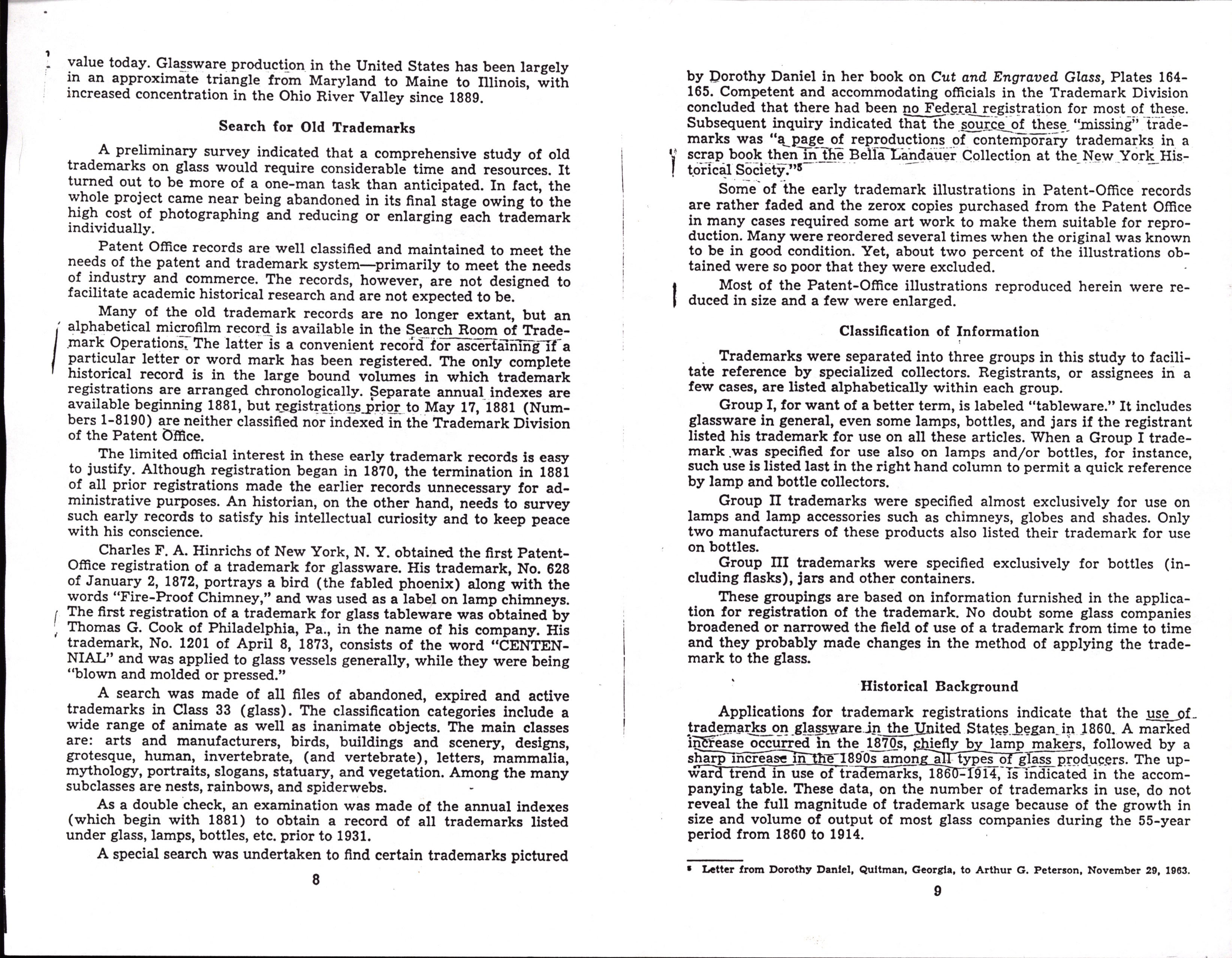 400 Trademarks on Glass, Arthur G Peterson p8, p9.jpg