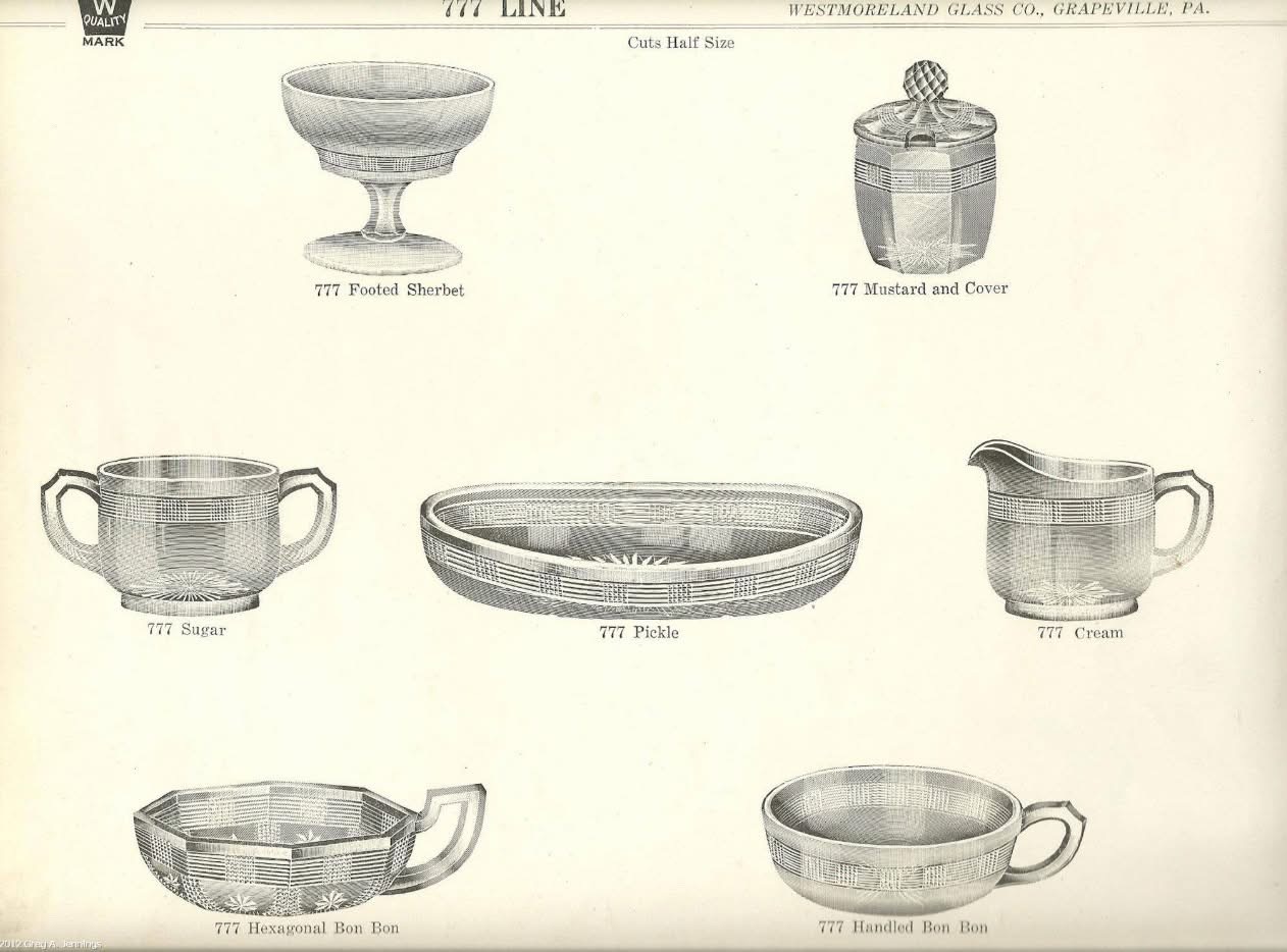  Glassware of Westmoreland's Brainard Period 1938-1980