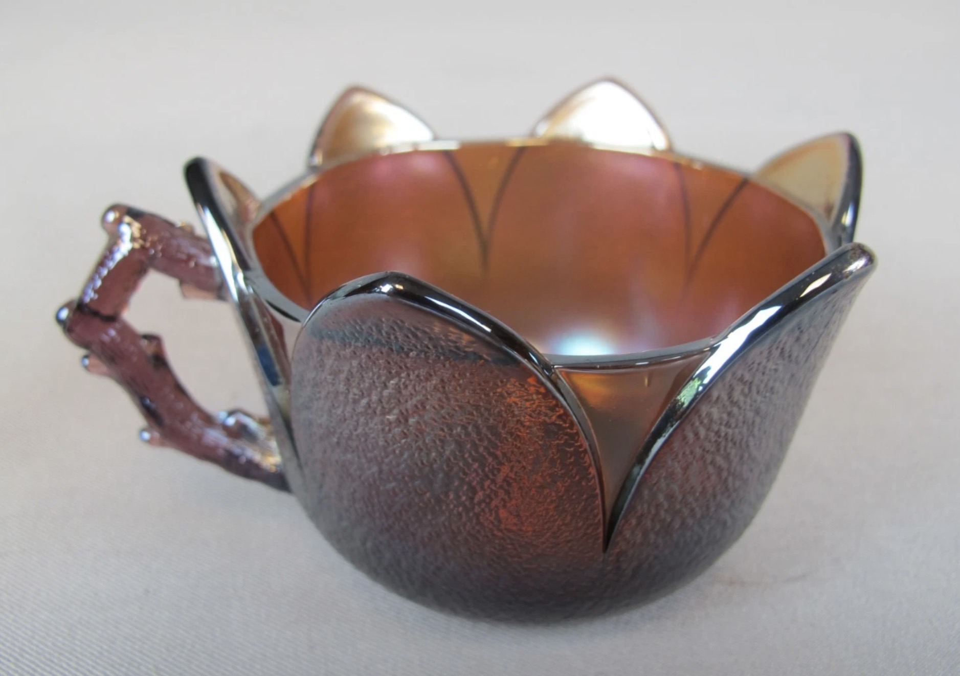 Orange Peel Punch Cup Amethyst 