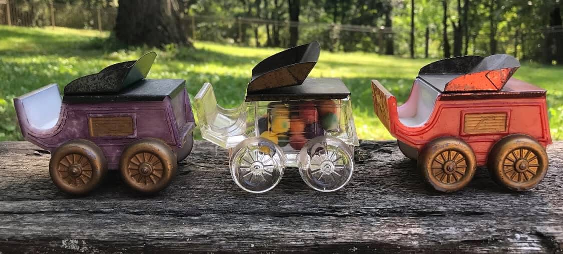 West Brothers Stagecoach Candy Container 