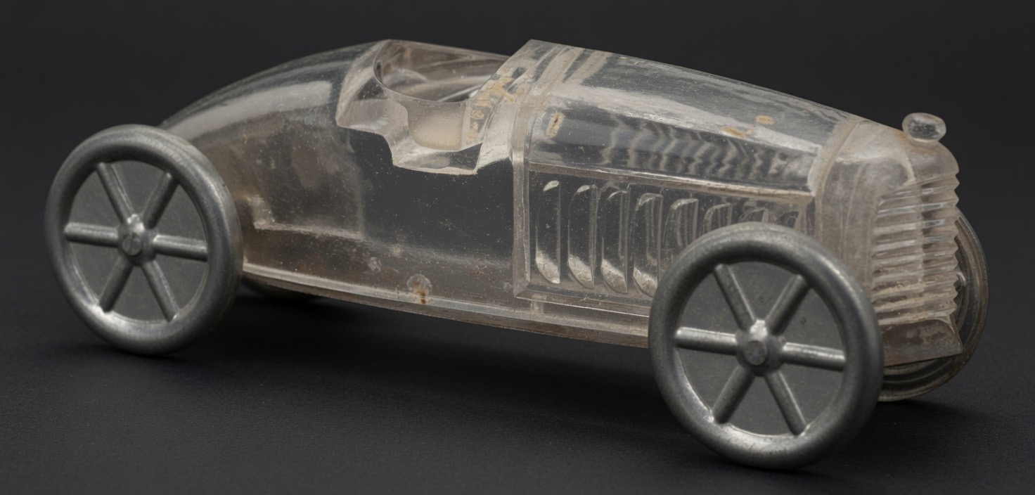 Pointed Racer Candy Container