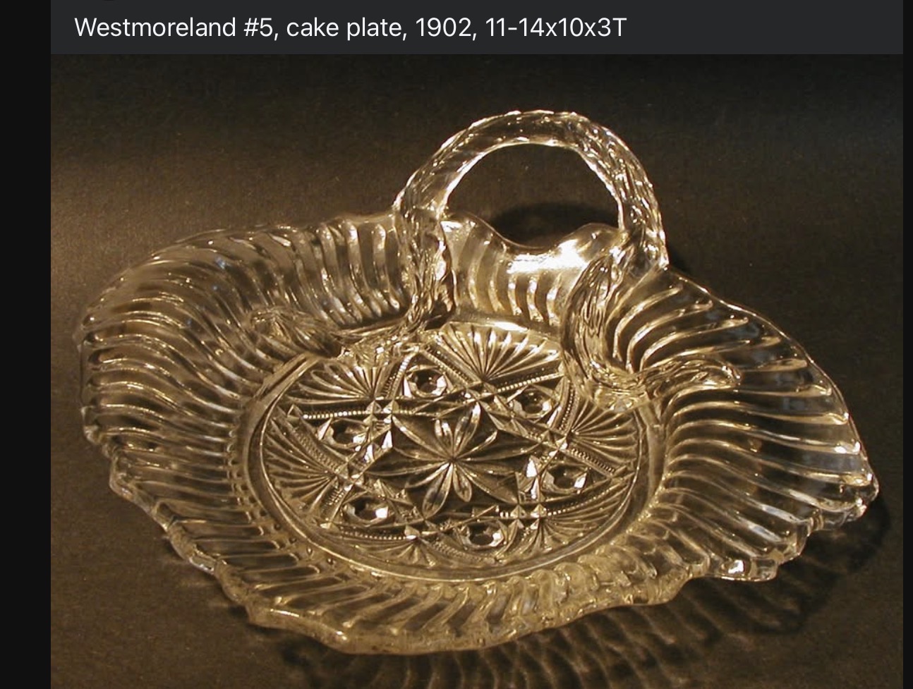 #5 Cake Plate