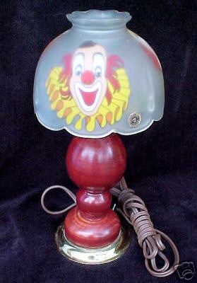 Clown Electric Child's Lamp
