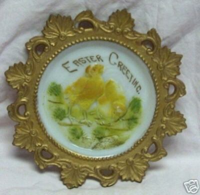 Chick Plate "Easter Greeting"