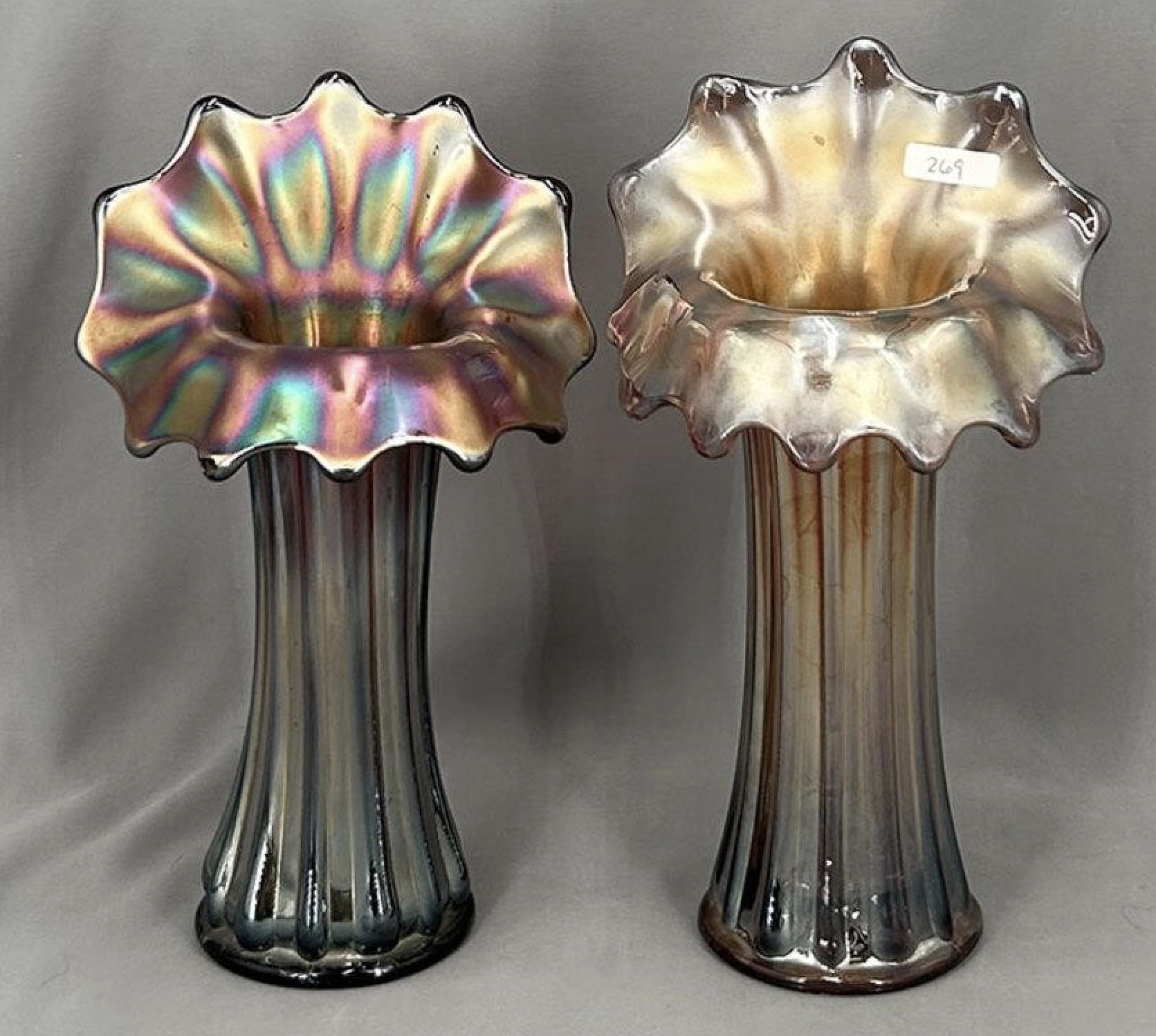 Corinth Jack-in-the-Pulpit Vase Amethyst Carnival