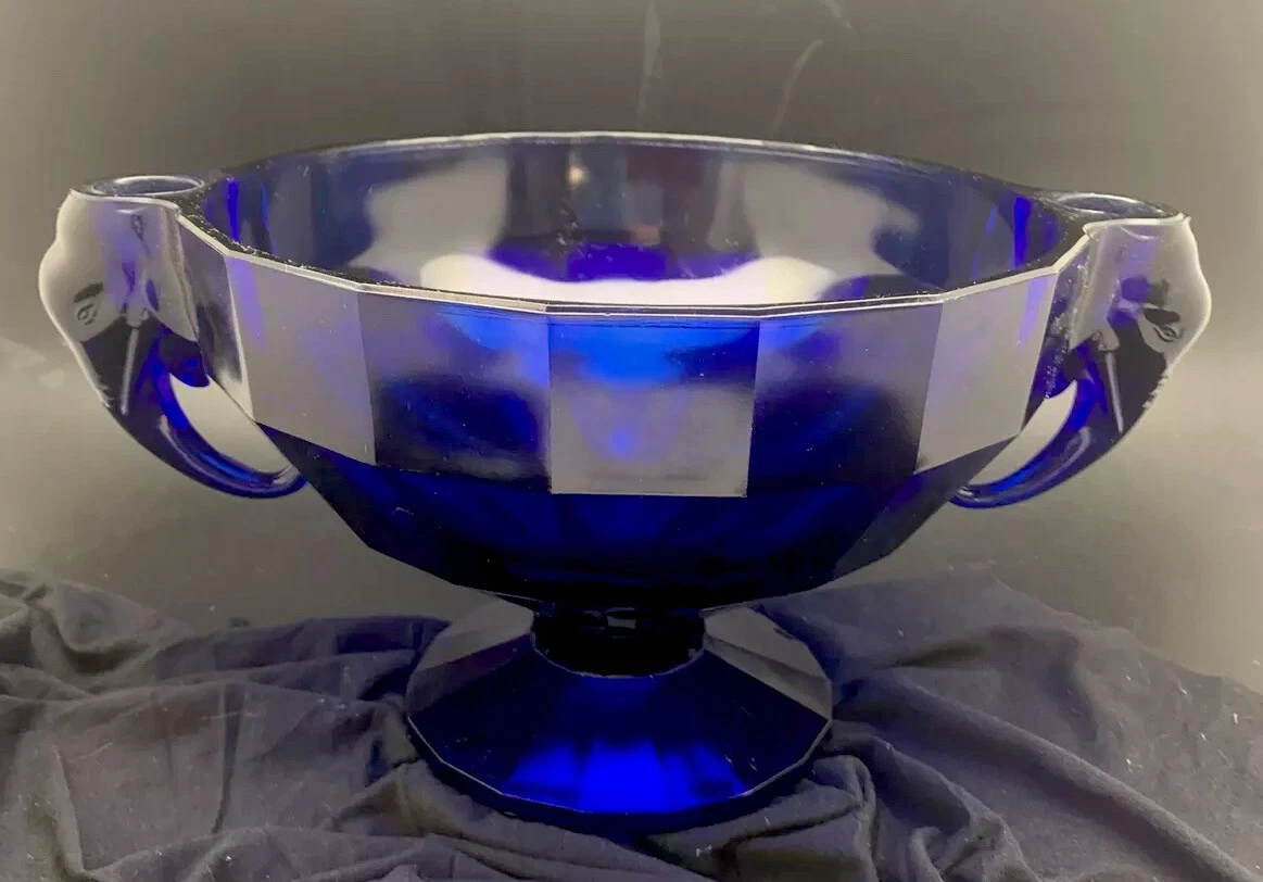 Elephant Bowl and Candleholders Reproduction Summit Art Glass