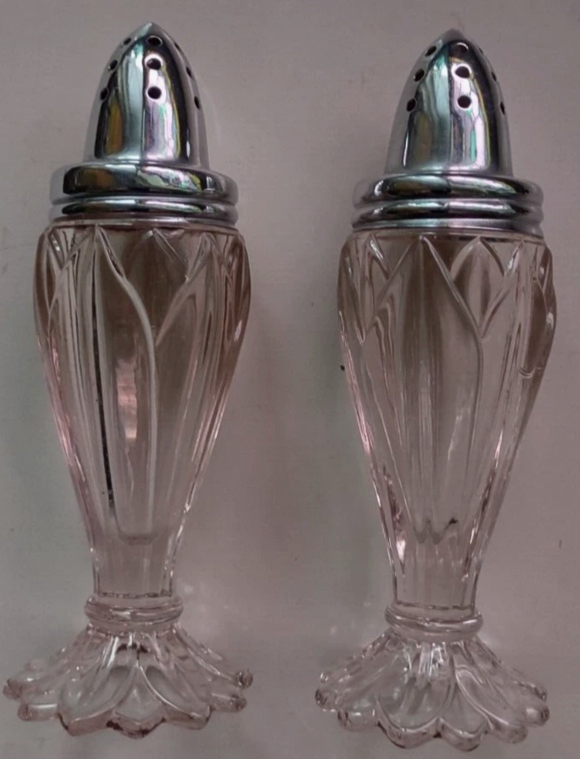 Lotus Salt and Pepper Shaker Pink