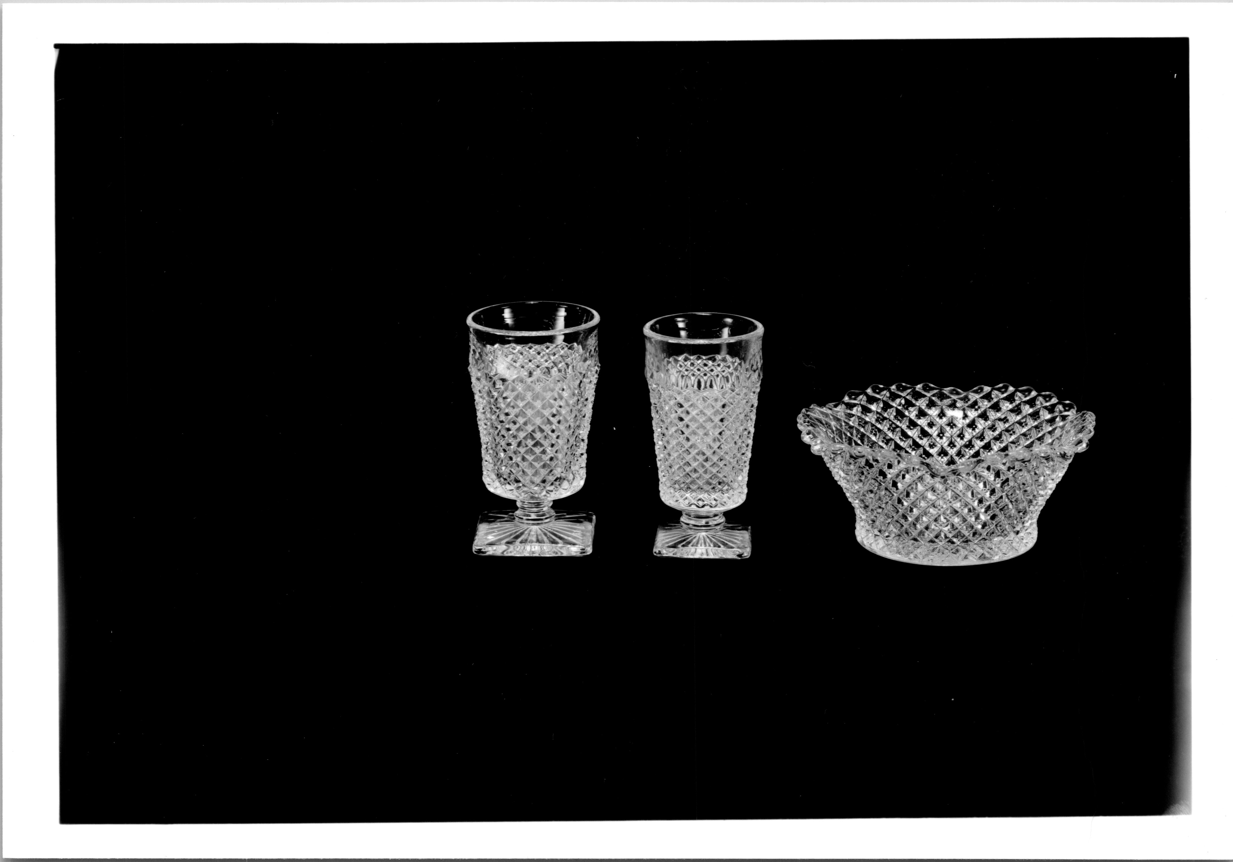 English Hobnail Assortment of Clear Glass for Advertisement #7
