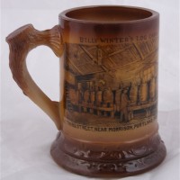 Billy Winter's Log Cabin Saloon and Stag Beer Mug or Stein